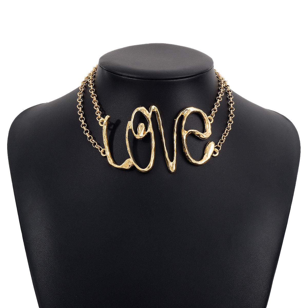 Trendy Street Style Fashion Creative Alloy Light Luxury Necklace