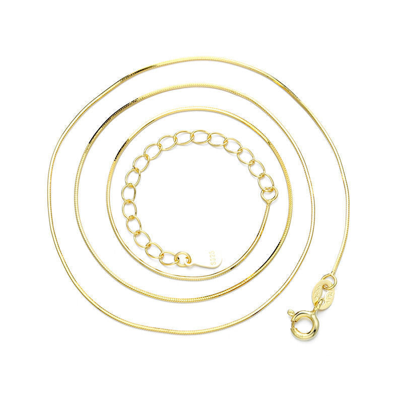 Women's Imitation Clavicle Chain Plated Yellow Gold Necklaces
