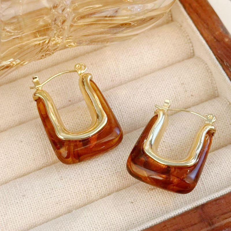 Women's Retro Geometric Metal Alloy Temperament Wild Rings