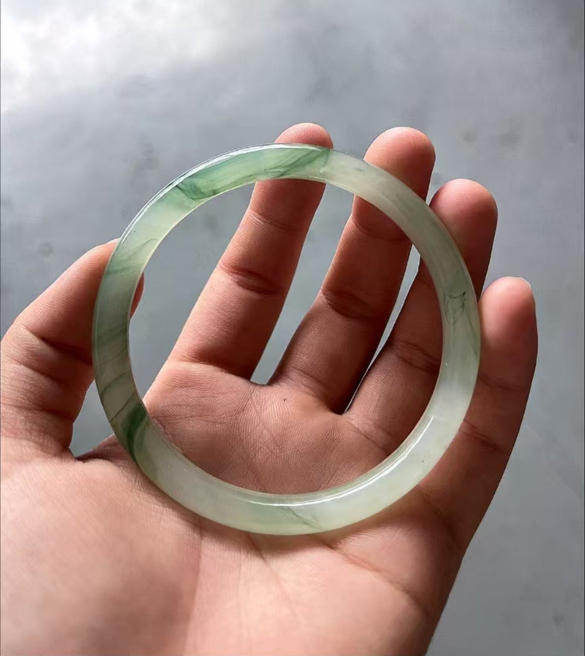 Women's Moonlight For Madagascar Agate Ice Transparent Bracelet
