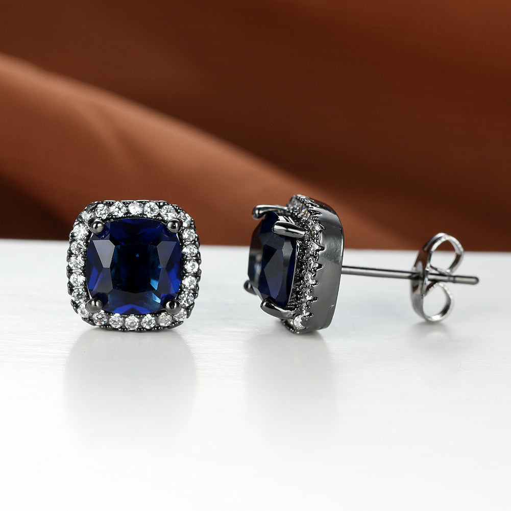 Korean Style Fashion Ear Clips Diamond Full Rhinestone Zircon Earrings