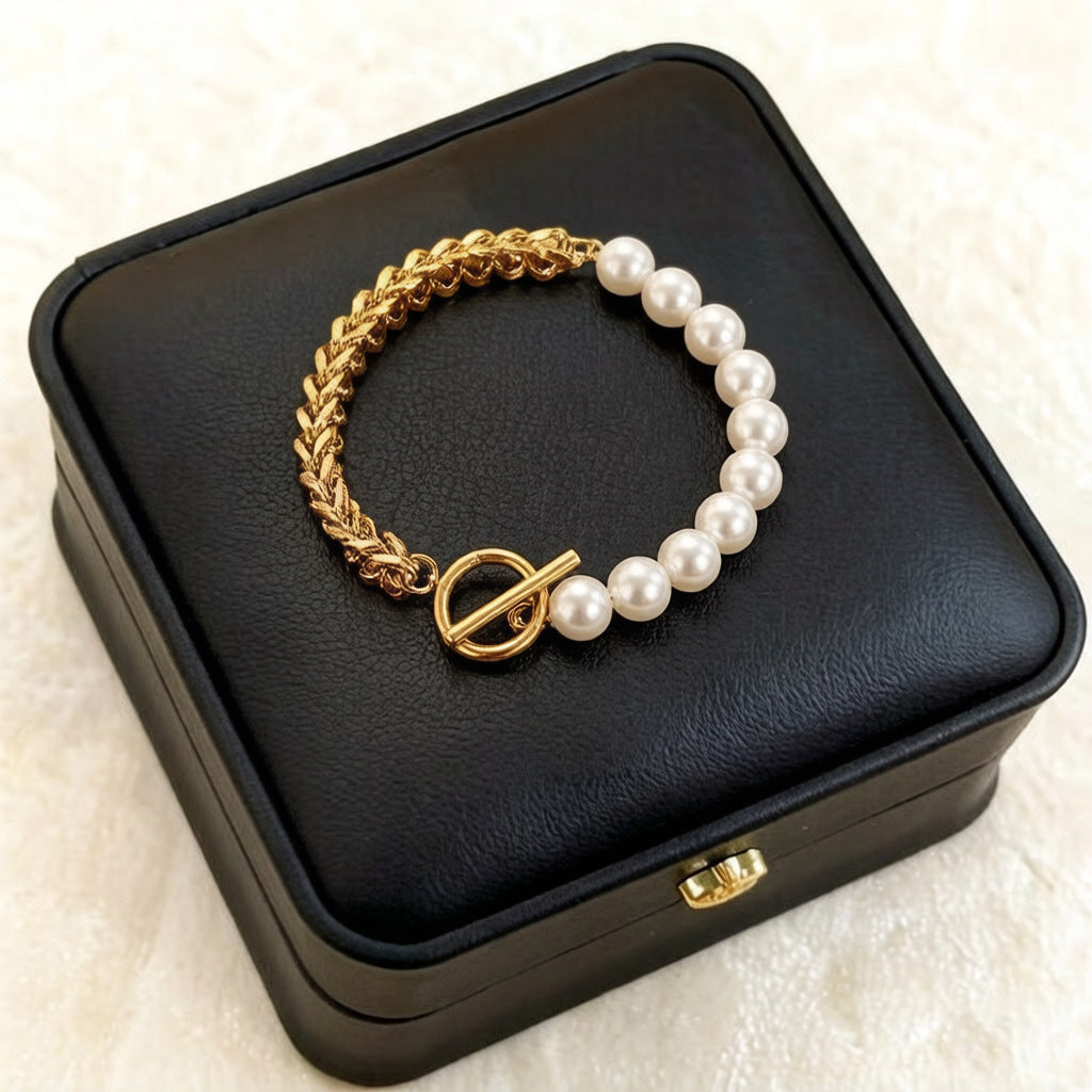 Women's Mei Chen Gold Simple Versatile Personality Affordable Luxury Bracelets