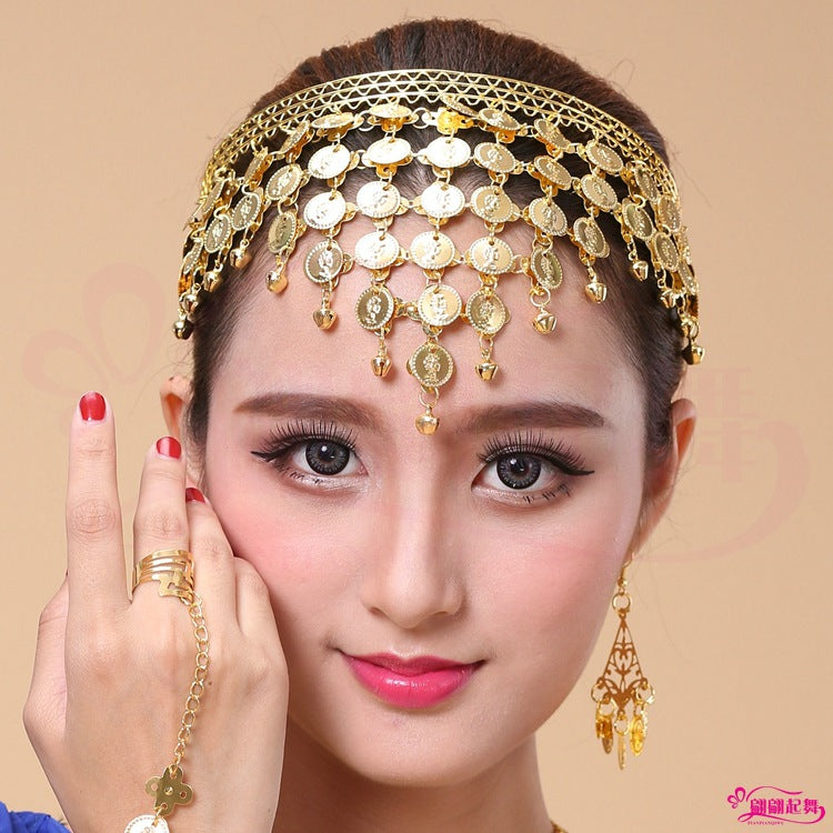 Performance Costume Belly Gold Beauty Head Hair Bracelets