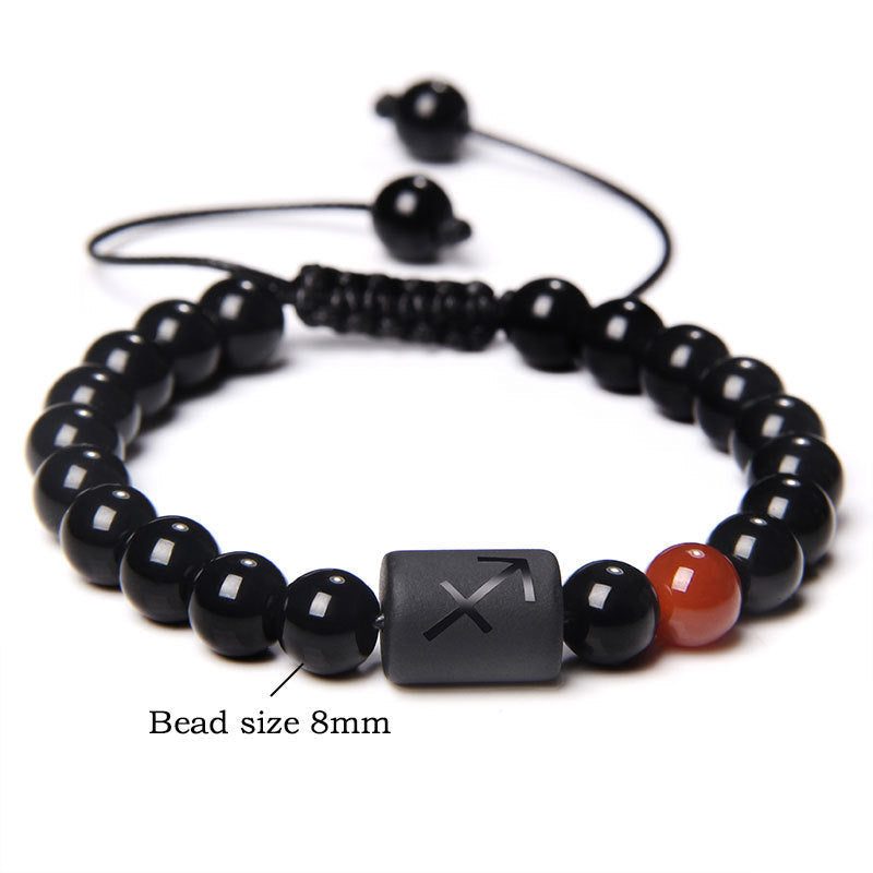 Women's & Men's Twee Constellation Woven Stone Beaded Adjustable Bracelet