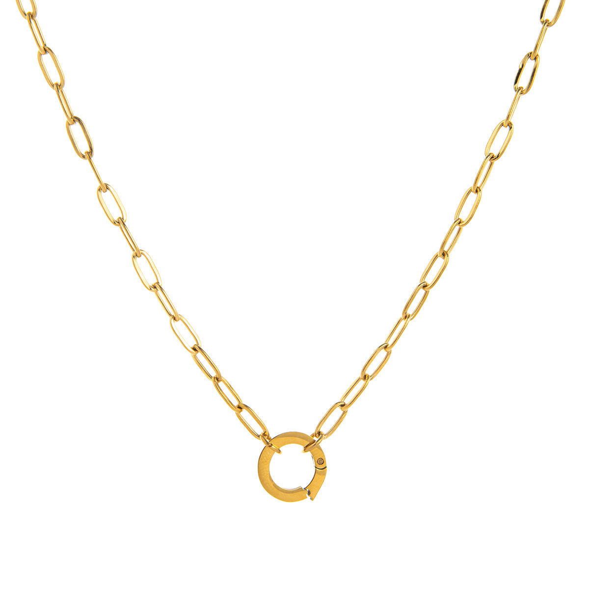 Everyday Fashion Daily Necessities Series Vacuum Electroplating Gold Protection In Necklace