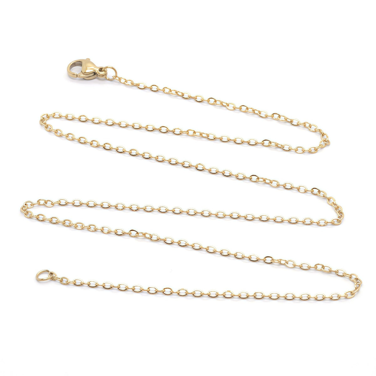 Korean Style Simple Cross Chain Clavicle Unisex Vacuum Necklaces