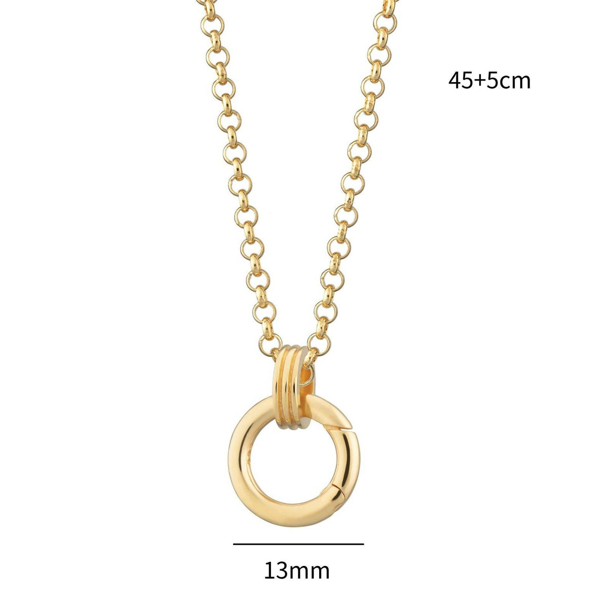 Everyday Fashion Daily Necessities Series Vacuum Electroplating Gold Protection In Necklace