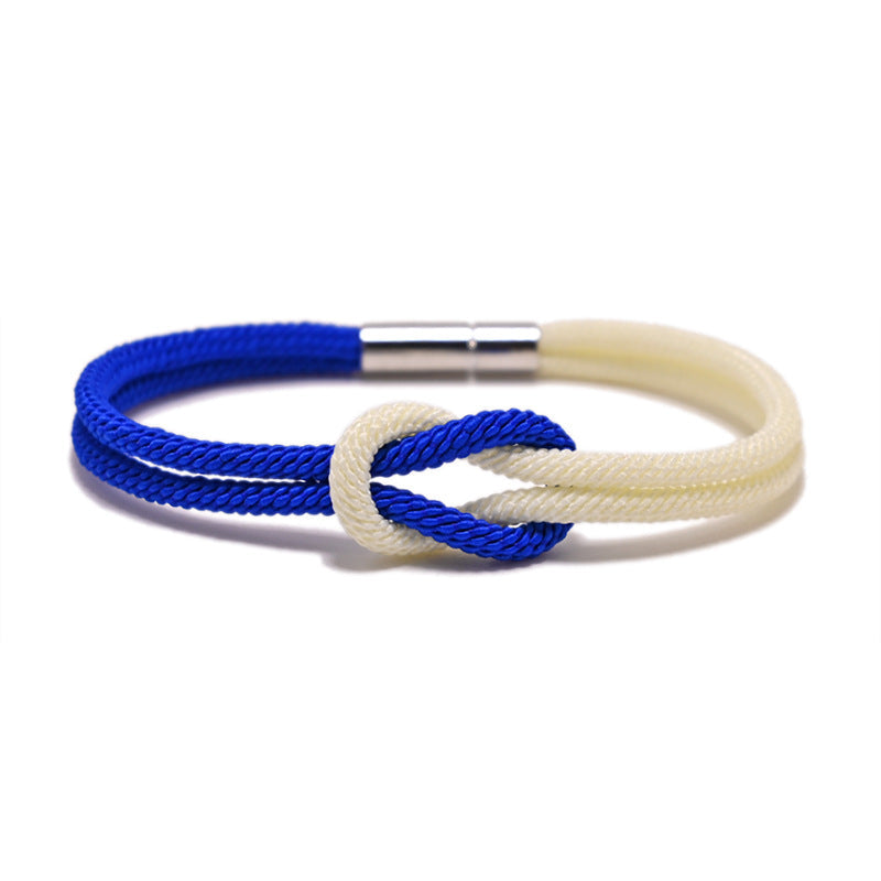 Zhang Support Color Truelove Knot Milan Rope Carrying Strap Bracelet