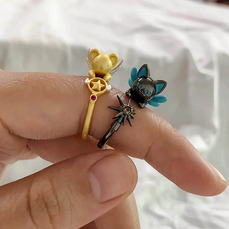 Magic Cartoon Female Exquisite Cute Fashion Open Rings