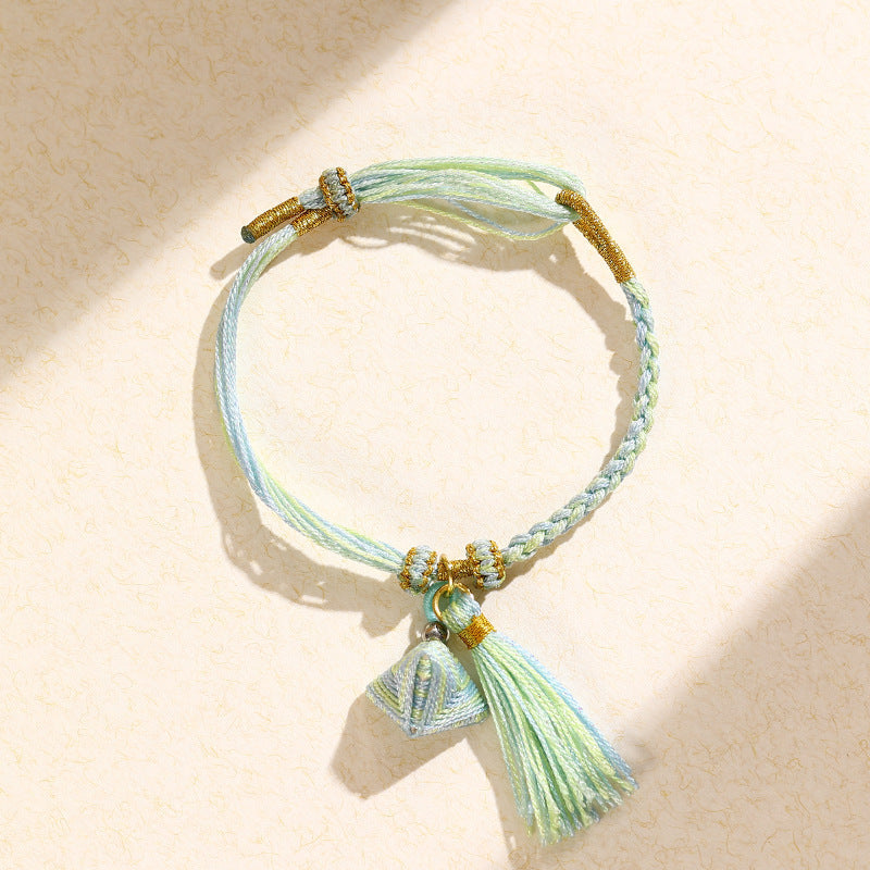 Dragon Boat Festival Colorful Rope Carrying Strap Handmade Braided Adult Bracelet