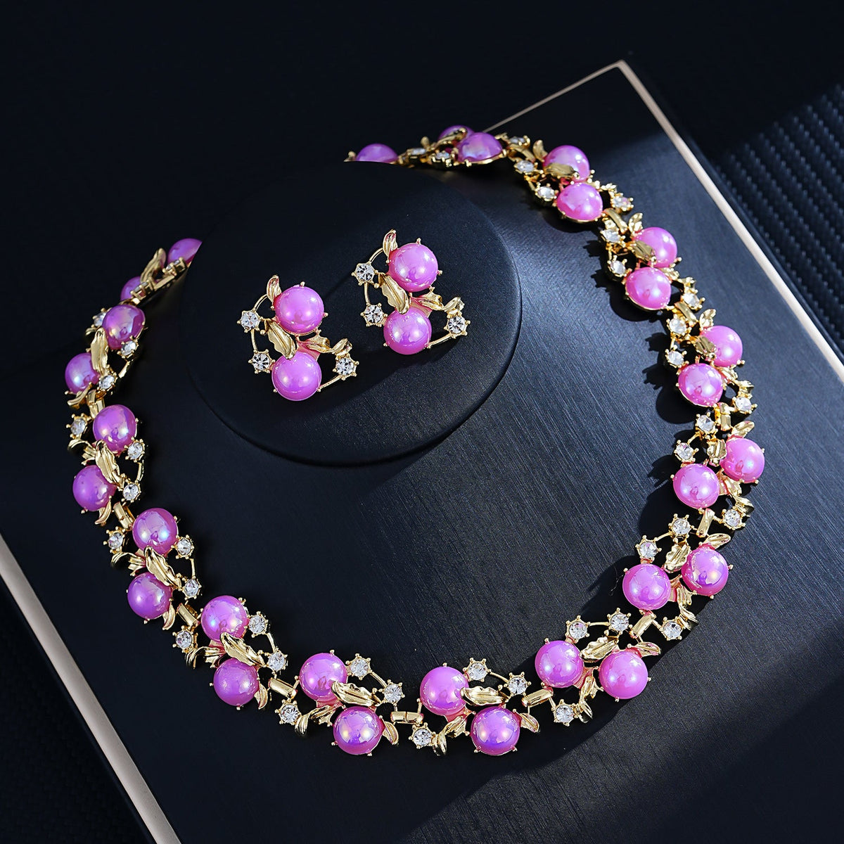Two-piece Three-piece Bridal Wedding Dress Suit Female Jewelry Set