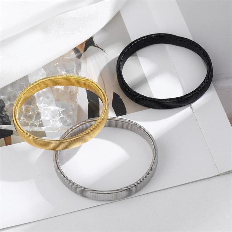 Graceful Men's Metal Spring Elastic Armband Bracelet