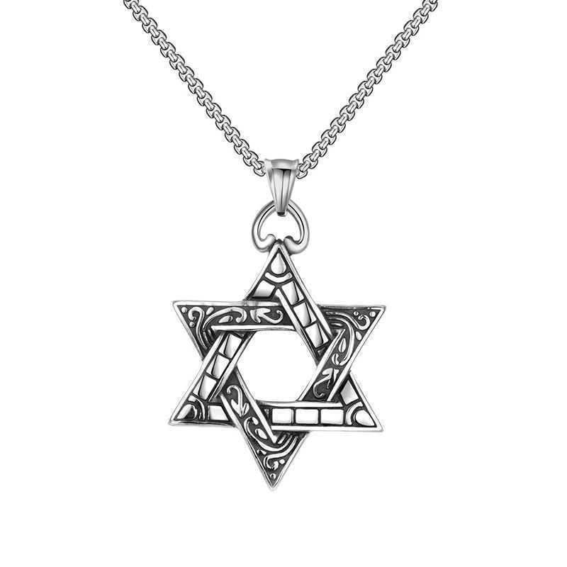 Men's Long Titanium Steel Hipster Versatile Personality Necklace