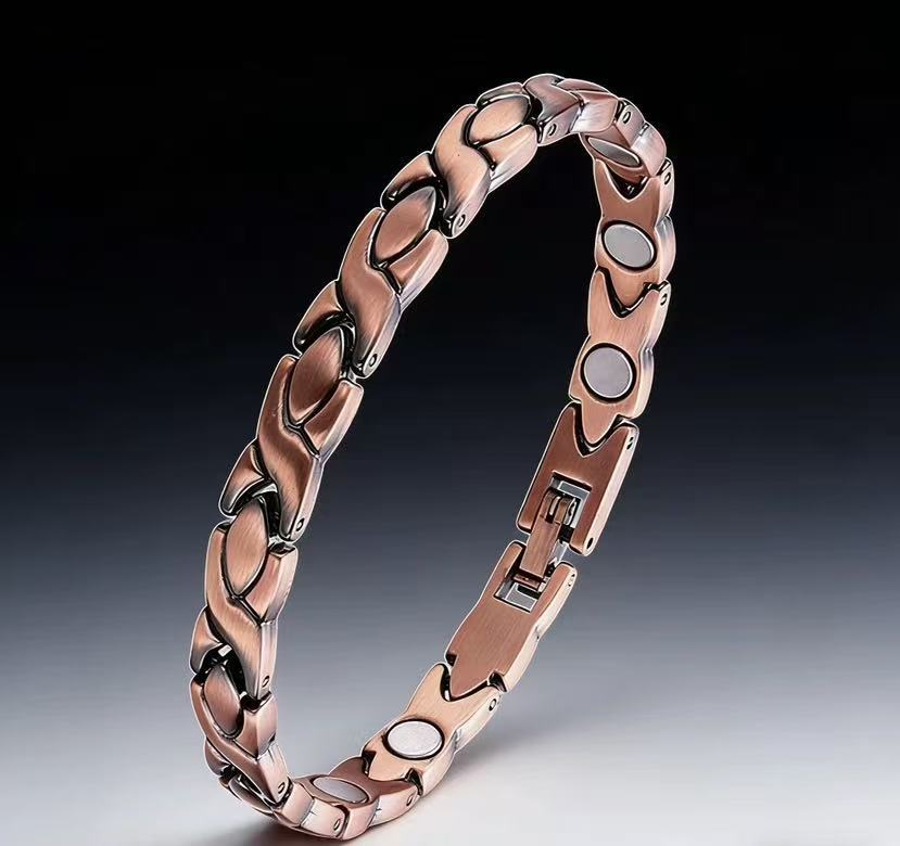 Women's Magnet Affordable Luxury Fashion Clover Alloy Diamond Single Bracelet