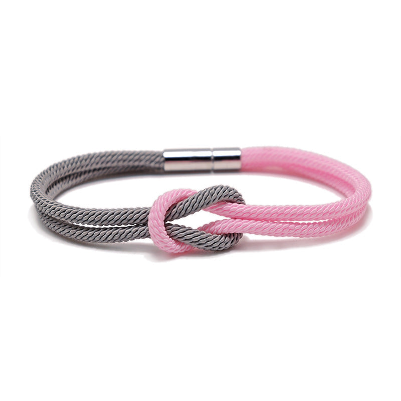 Zhang Support Color Truelove Knot Milan Rope Carrying Strap Bracelet