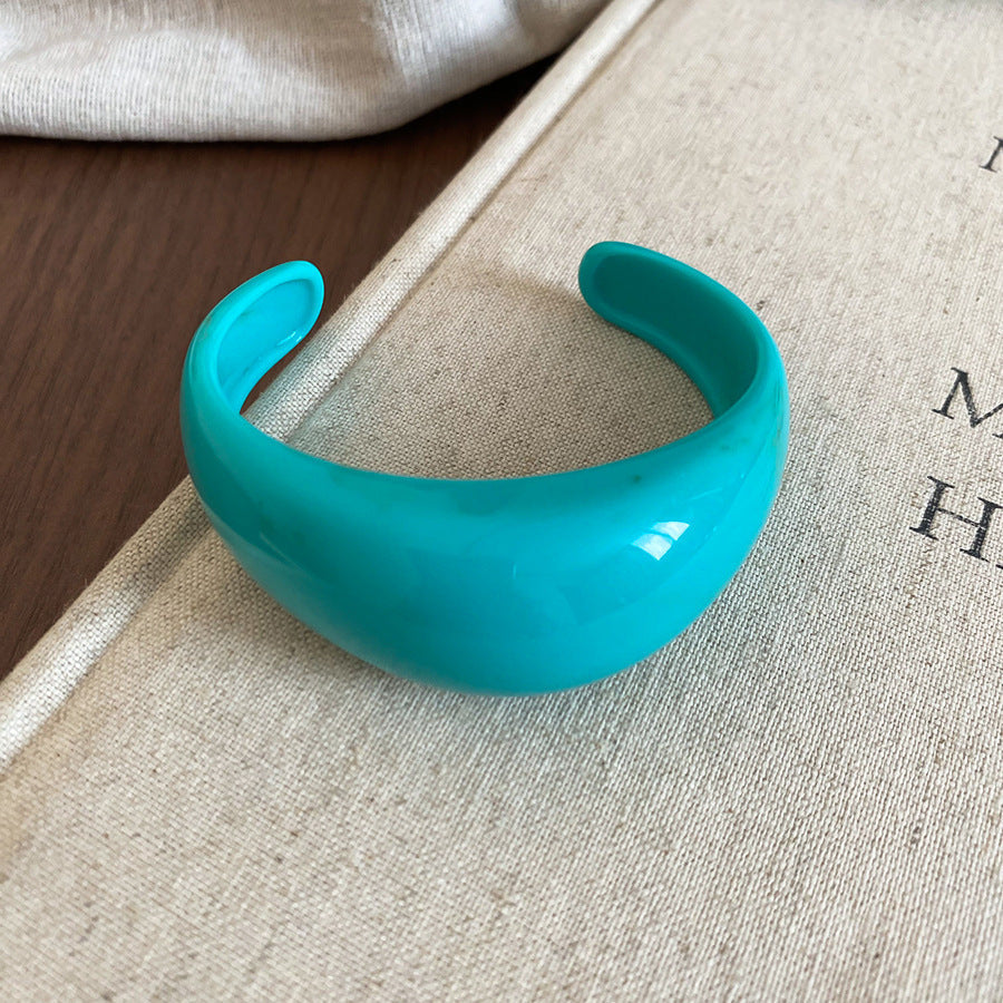 Acrylic Glossy Blooming Korean Style Simple Light Luxury Bracelet
