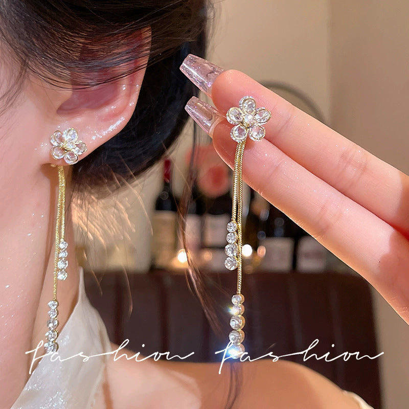 Flower Female Seaside Vacation Dopamine Fashion Temperament Earrings