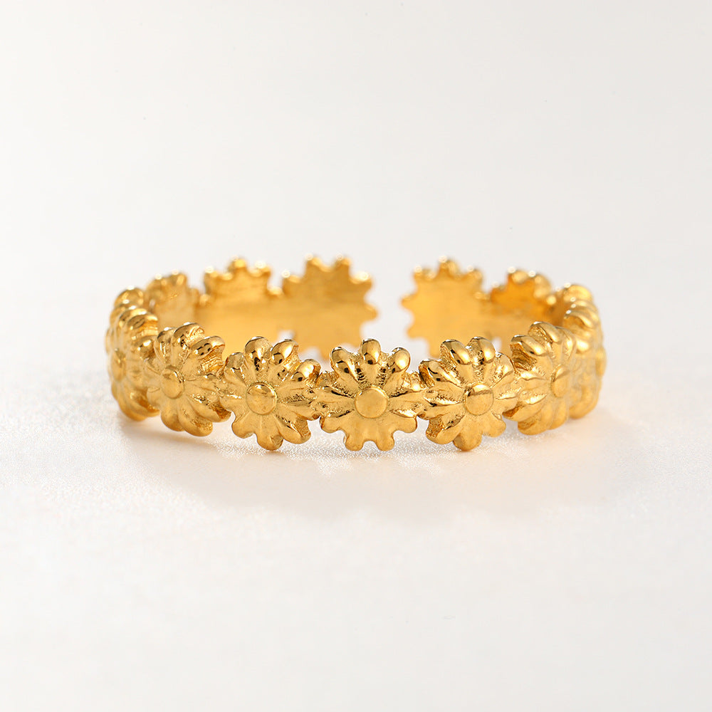 Women's Steel Good-looking Open Fashion Trendy Light Rings