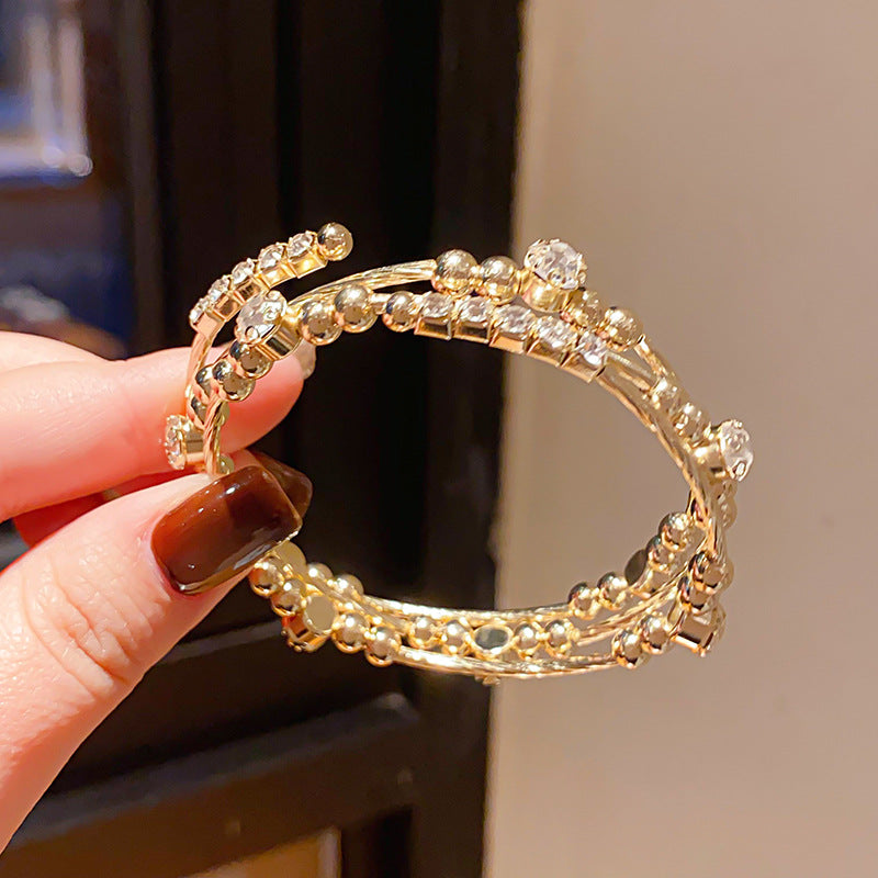 Affordable Luxury Style Geometric Round Open-ended Fashion Elegance Bracelets
