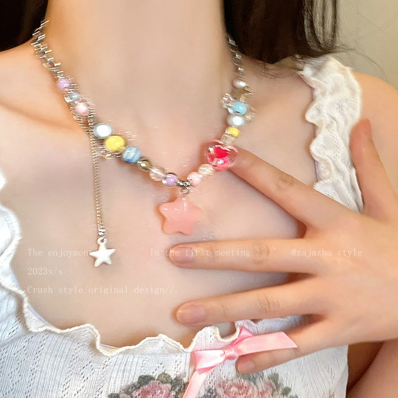 Tassel Female Temperament Sweet Cool Hot Necklaces