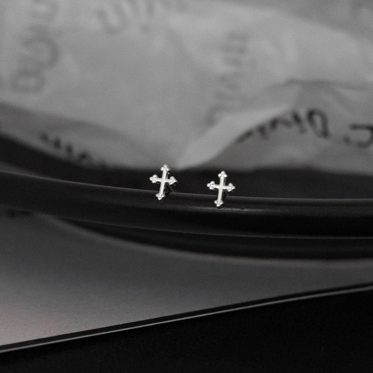 Pure Sier Cross Niche Design Indifference Trend Simple Petite Rings
