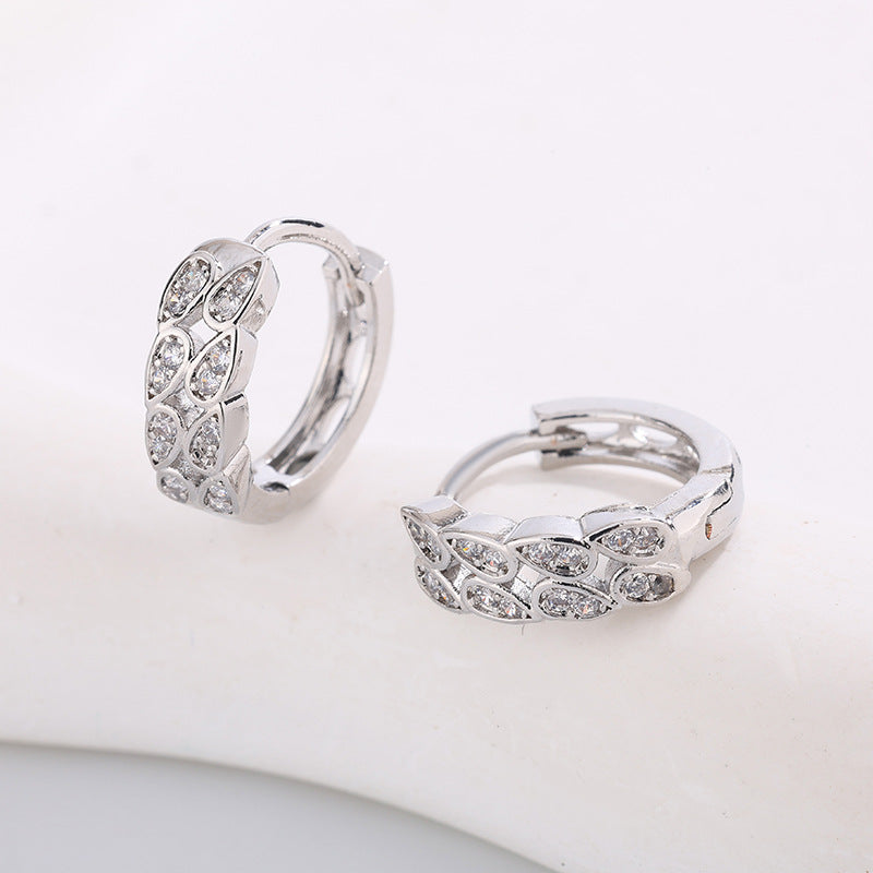 Women's High-grade Night Market Style Graceful Ear Clips Rings