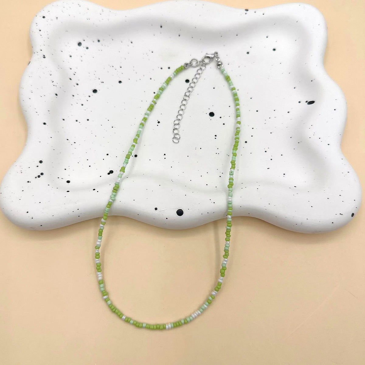 Women's Korean Colorful Beaded Bead Elegant Rainbow Necklaces