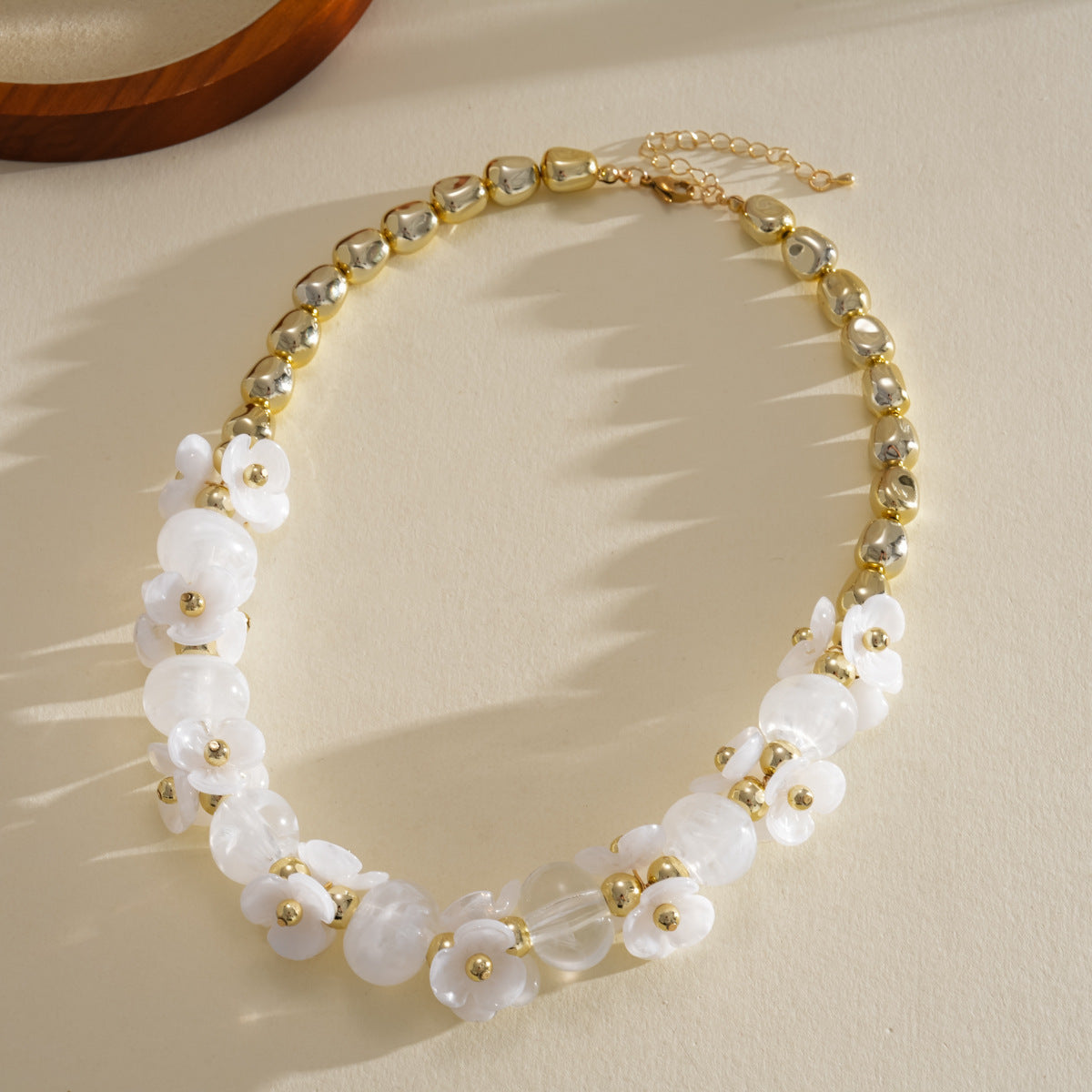 Acrylic Beaded Love Fashion Trend Clavicle Chain Vacation Jewelry Set