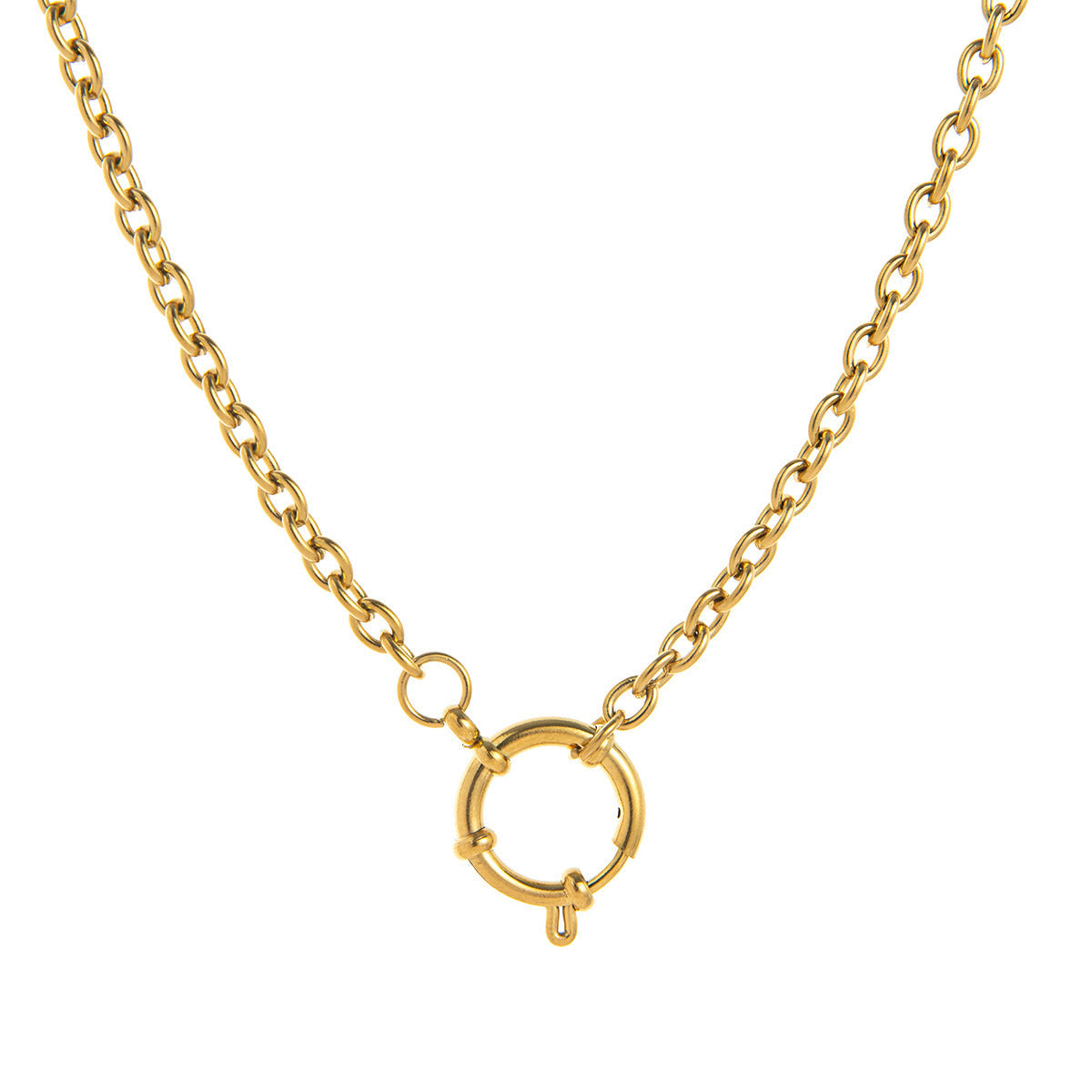 Everyday Fashion Daily Necessities Series Vacuum Electroplating Gold Protection In Necklace