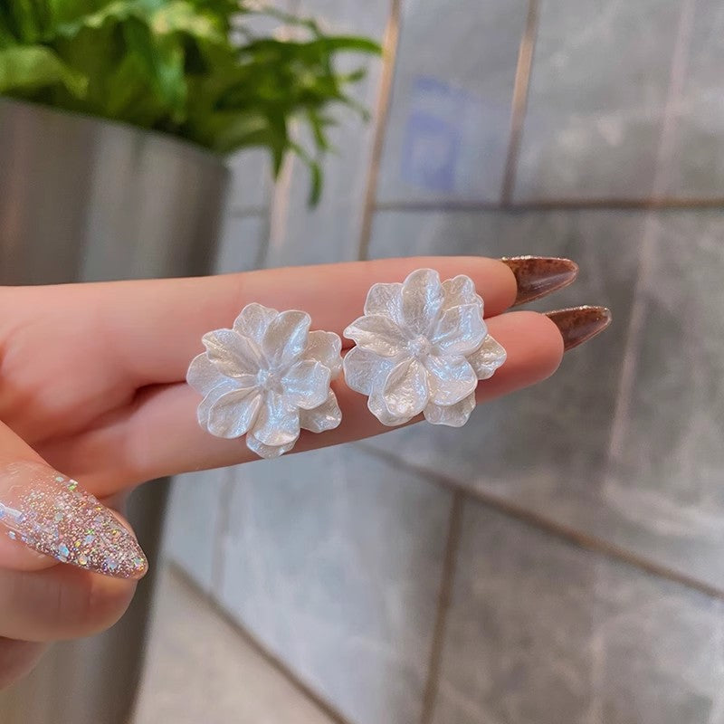 Flower Female Seaside Vacation Dopamine Fashion Temperament Earrings