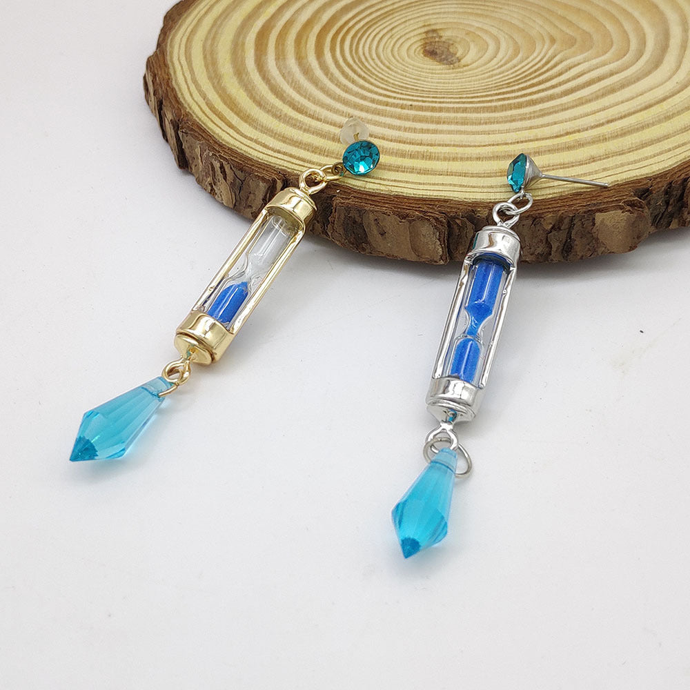 Notes Hourglass Peripheral Creative Crystal Quicksand Ear Clip