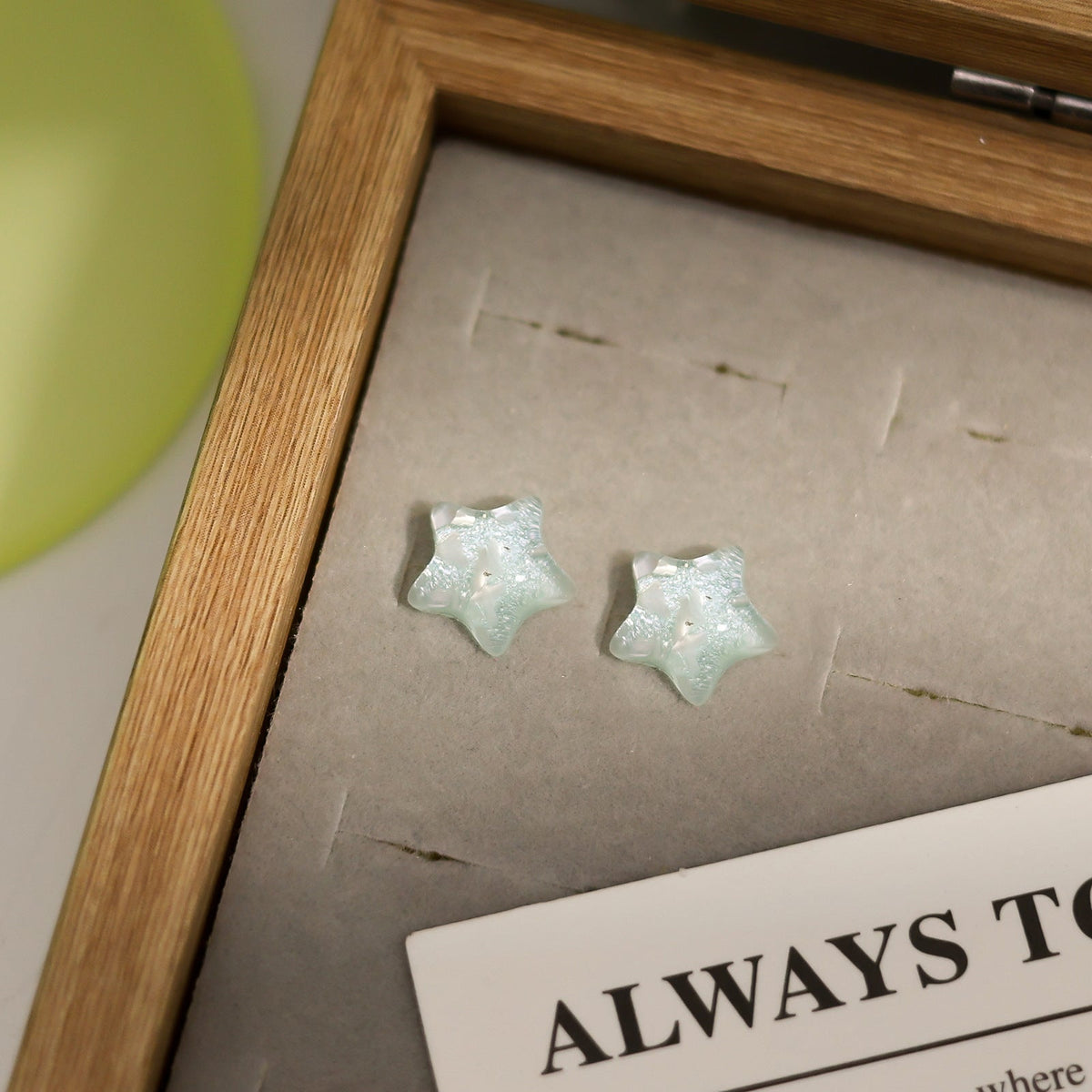 Biological Porcelain Ear Female Design Transparent Sleeping No Need To Stud Earrings