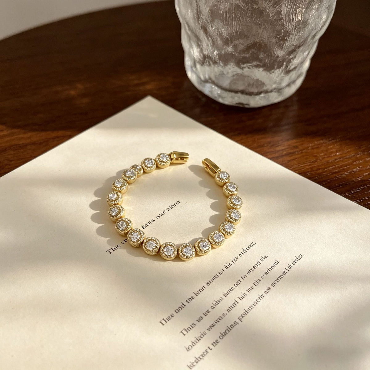 Women's Source Zircon Massive Style High Color Retention Dopamine Bracelet