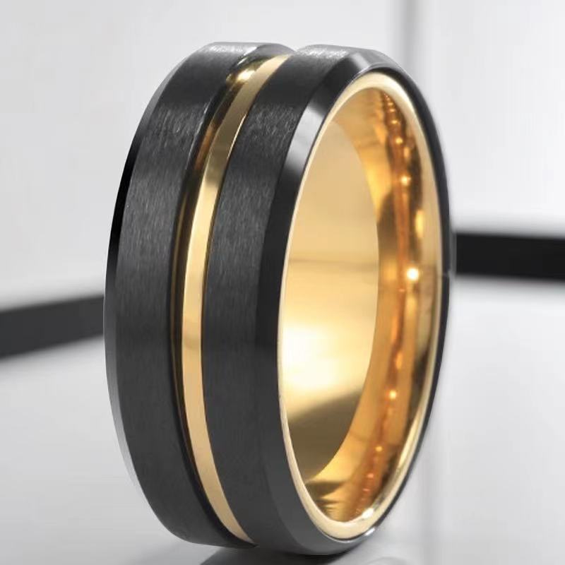 Men's Hip Hop Fashion Rotating Cold Niche Ring