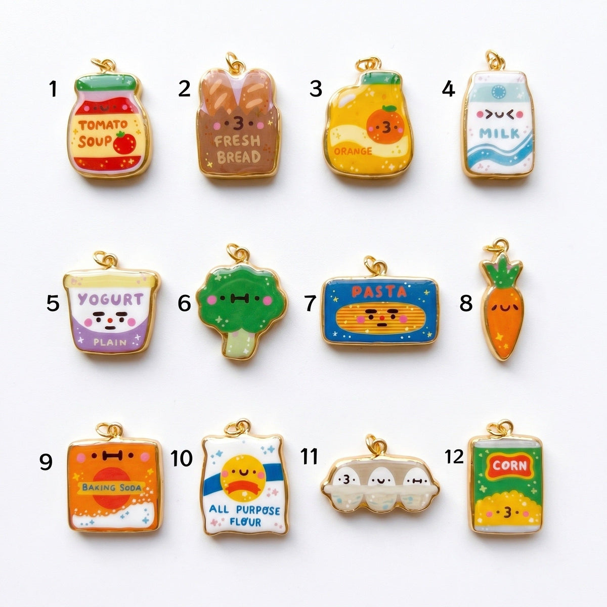 Cartoon Stainless Steel Vacuum Gold Plating Color Retaining Live Pendant