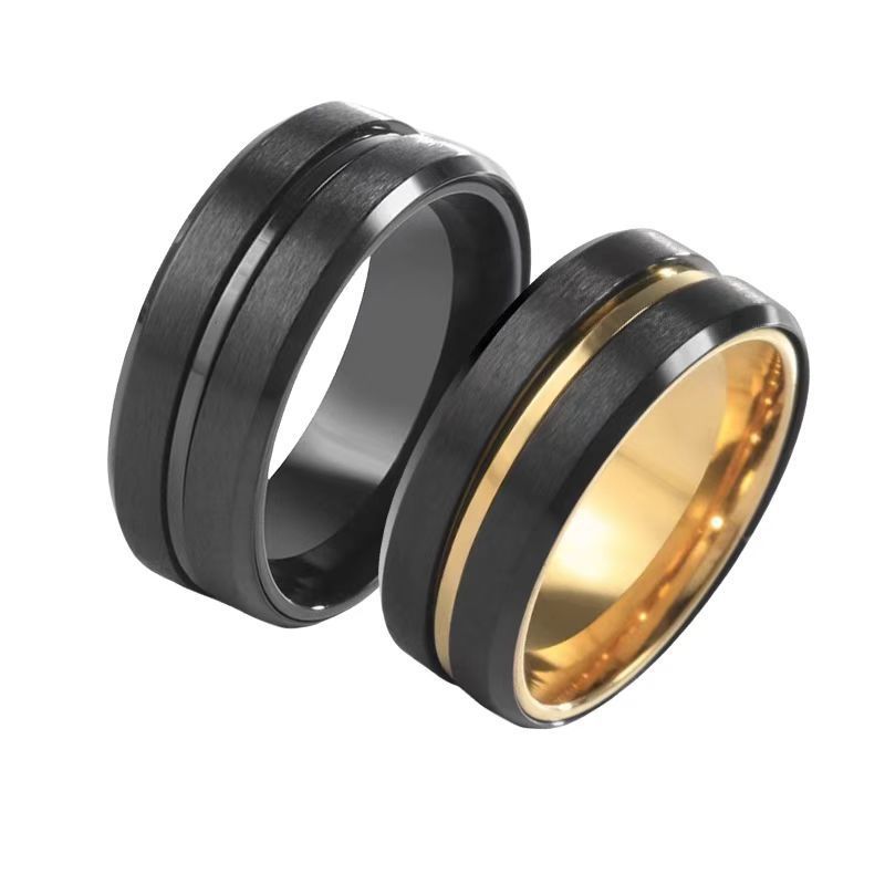 Men's Hip Hop Fashion Rotating Cold Niche Ring