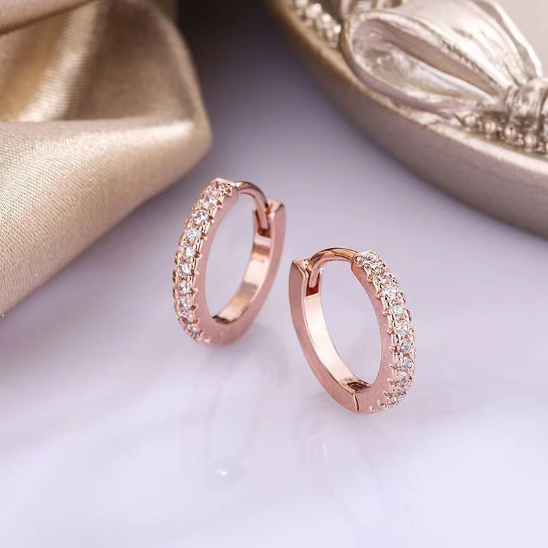 Women's High-grade Night Market Style Graceful Ear Clips Rings