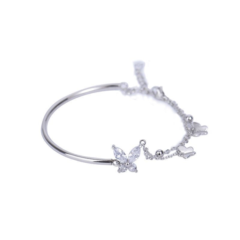 Fairy Butterfly Tassel Female Summer Niche Design Bracelet