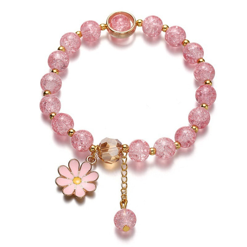 Women's Little Daisy Hot Flower High-grade Crystal Bracelet