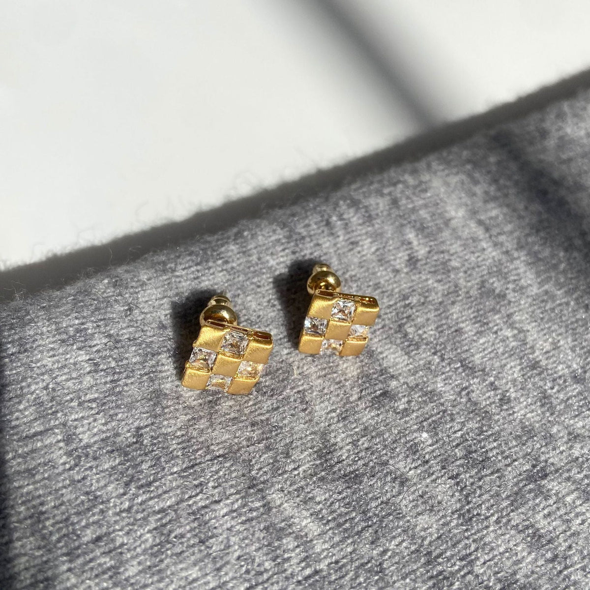 Women's High-grade Sier Mush Ice Square For Light Luxury Simplicity Temperament Rings
