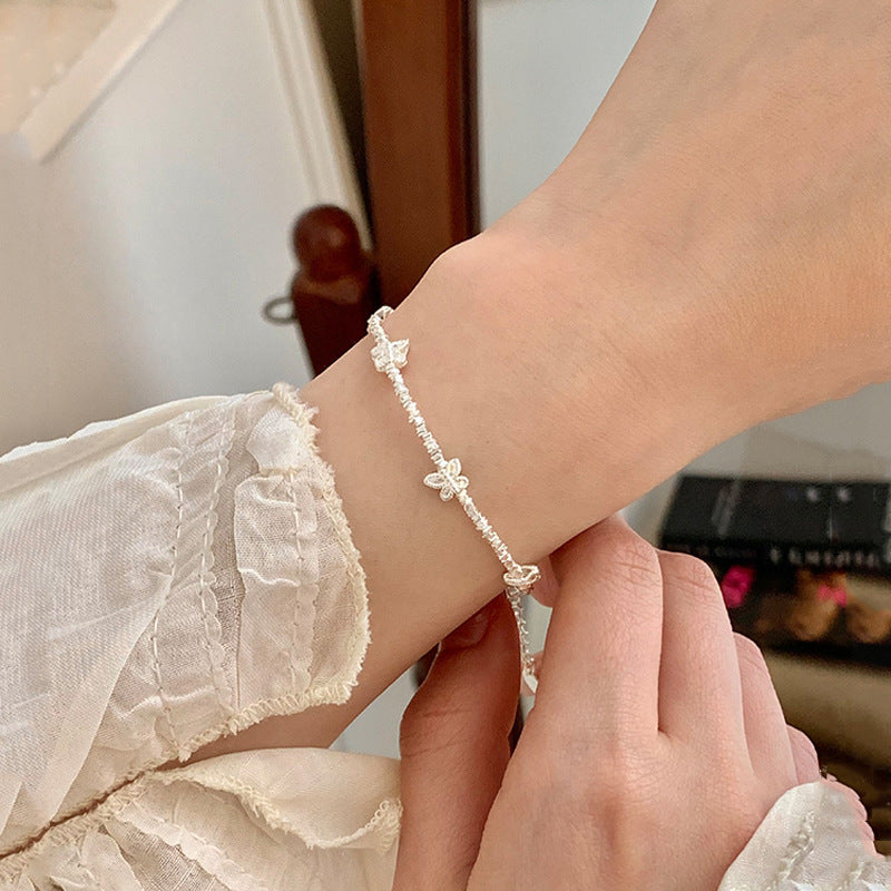 Of Sier Butterfly Female Light Luxury Minority Bracelet