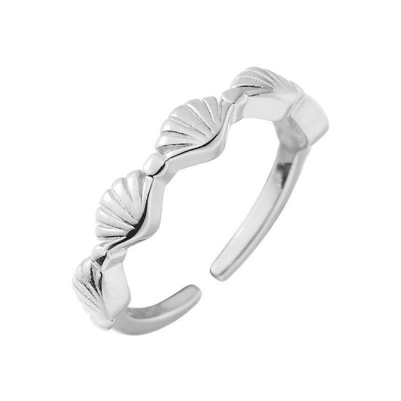 Women's Style Design Minimalist Shell Fashion Personalized Cold Rings
