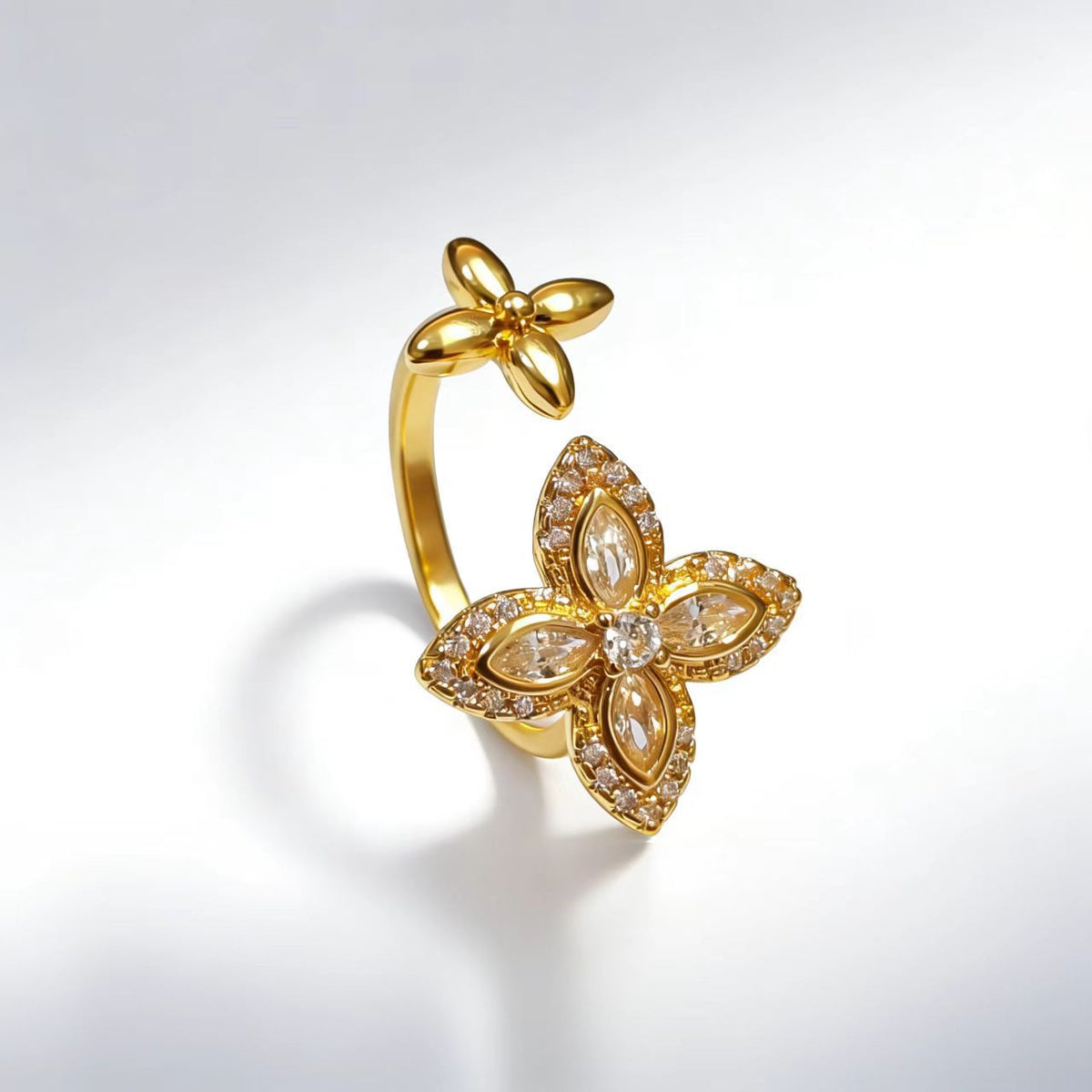 Open Light Luxury High-grade Exquisite Index Finger Elegant Casual Atmosphere Ring