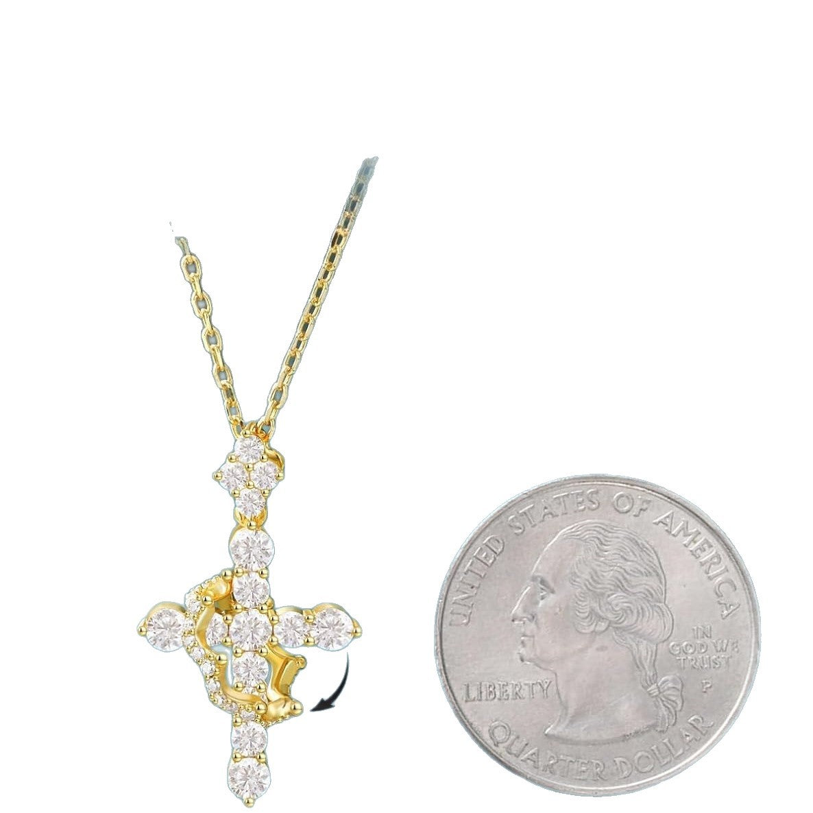 Women's Cross For Fashion High-grade Clavicle Chain Necklaces