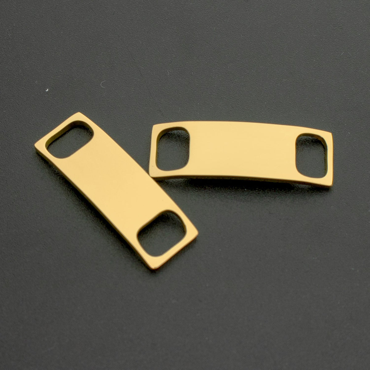 Stainless Steel Shoe Buckle Blank Engraved Pendant