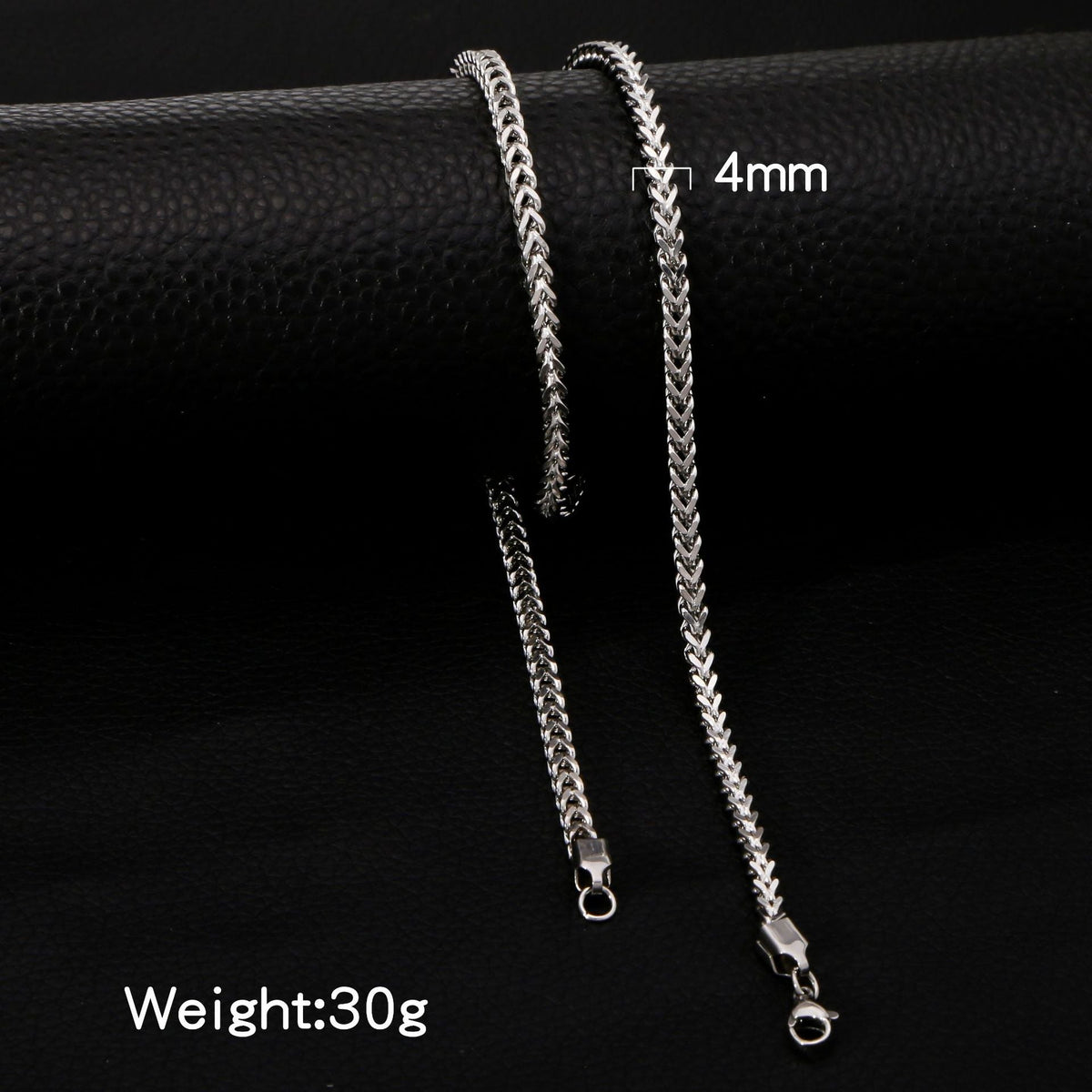 Positive Negative Square Chain Unisex Exaggerated Hip Hop Punk Design Necklace