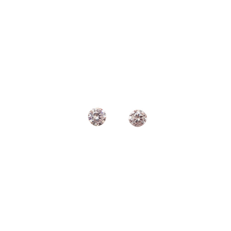 Women's & Men's Sterling Sier Super Flash Diamond Small Ear Stud Earrings