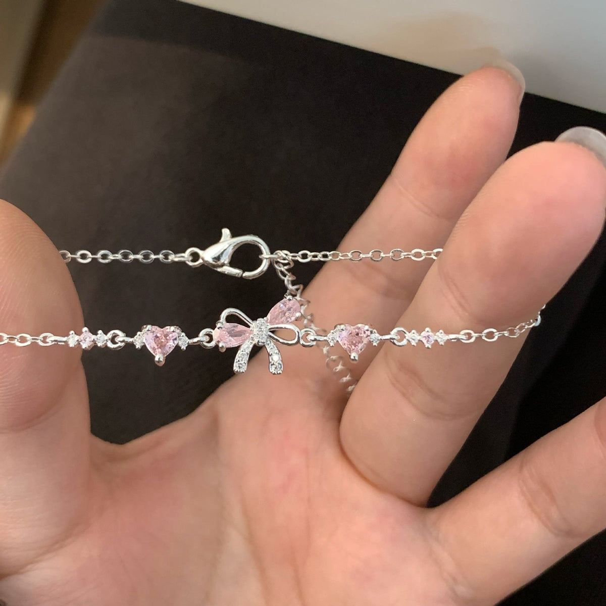 Bow Exquisite Commuter Niche Design Light Luxury Fashion Love Small Bracelet