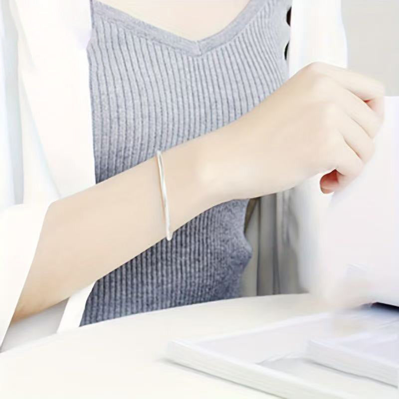 Women's & Men's Sier Plated Personality Affordable Luxury Snake Bone Bracelet