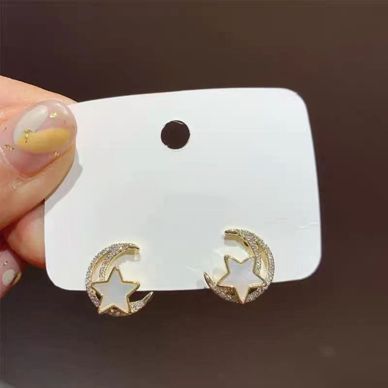 Women's Luxury Camellia Design Drip Glazed Flower Fashionable High-grade Earrings